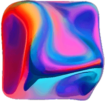 Chrome cube artwork